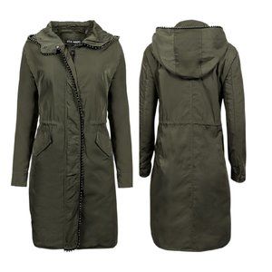 NWT Steve Madden Women's Beaded Anorak Jacket